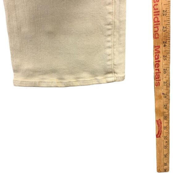 Veronica Beard Women 30 Carolina Skinny Kick-Flare Jeans Stone Khaki High Rise - Picture 13 of 16